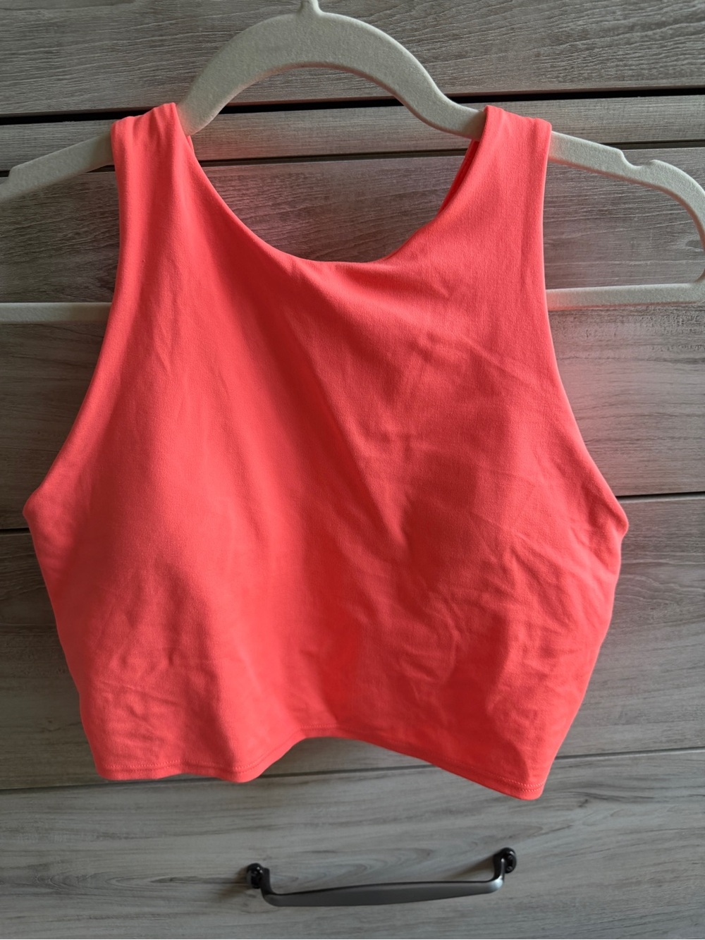 Athleta Coral High-Neck Cropped Tank